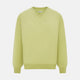 Melon Green Cashmere V-Neck Jumper