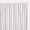 View 2 of product The Turnbull & Asser Hand Rolled Red and Navy Pinstripe Handkerchief features evenly spaced vertical stripes on white cotton, offering a clean, classic look as an elegant gentleman's accessory or stylish pocket square.
