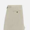 Taupe Cotton Blend Henry Trousers