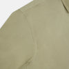 View 6 of product The TAUPE WINDSOR SHIRT by Turnbull & Asser features a Windsor collar and buttoned cuffs. This long-sleeve shirt showcases refined British design and is displayed flat on a white background.