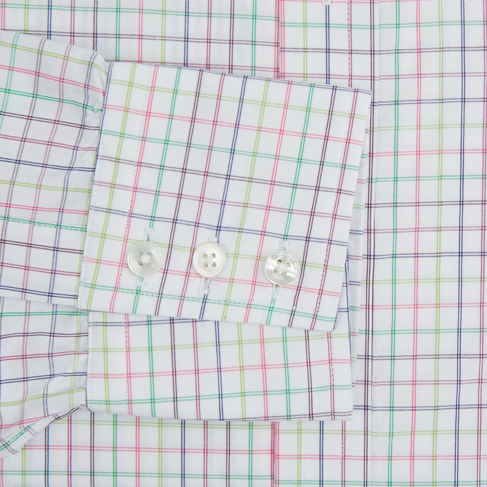 Multicoloured Double Grid Check Mayfair Shirt