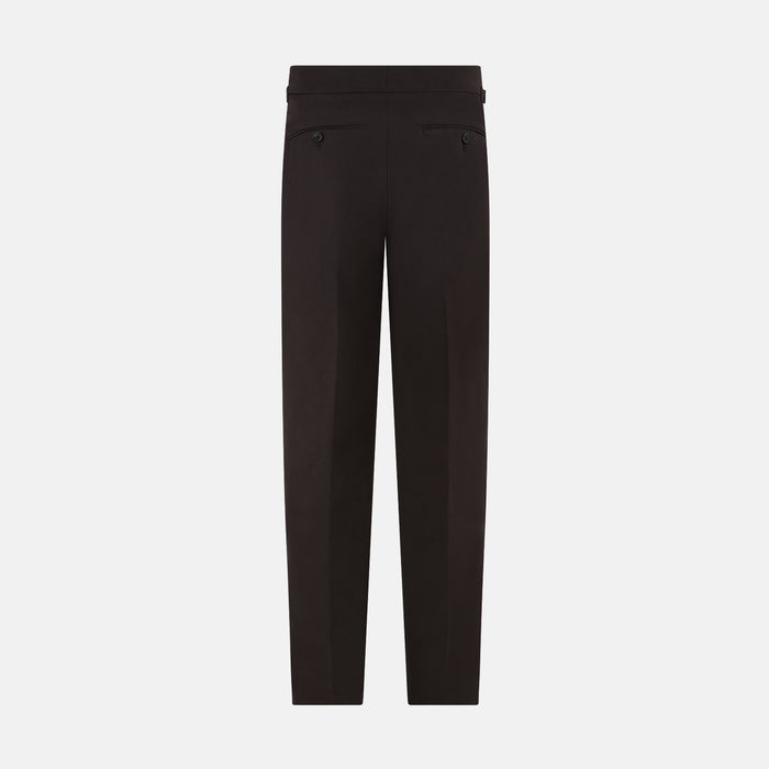 Brown Linen Henry Trousers Image 10