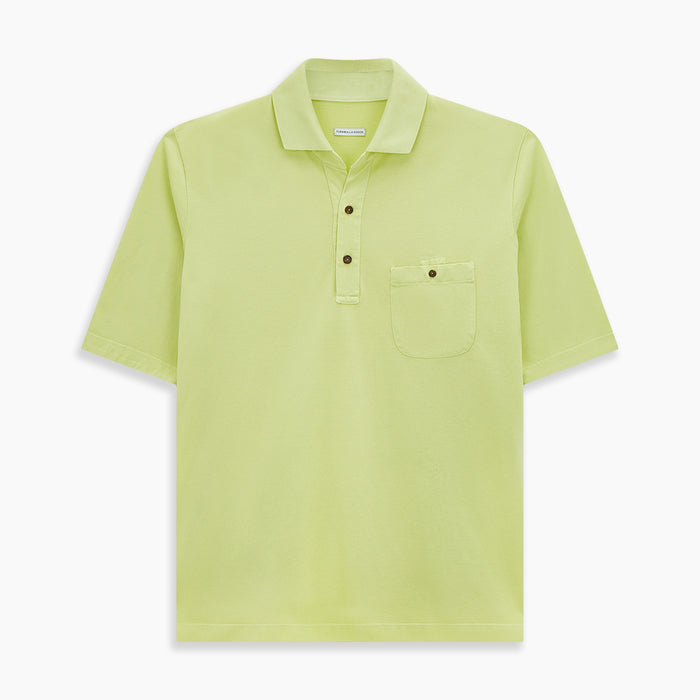 Lime Green Polo Shirt Image 5