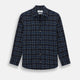 Navy and White Check Windsor Shirt