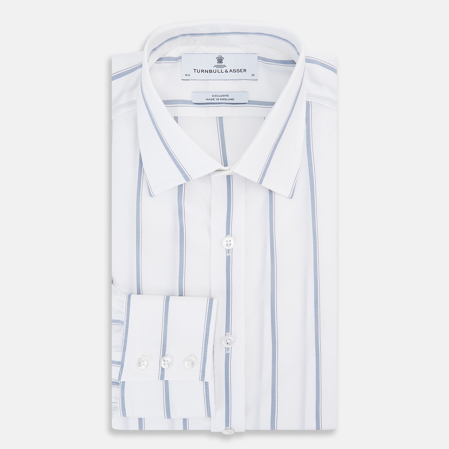 Image 5 of product Steel Grey Track Stripe Mayfair Shirt