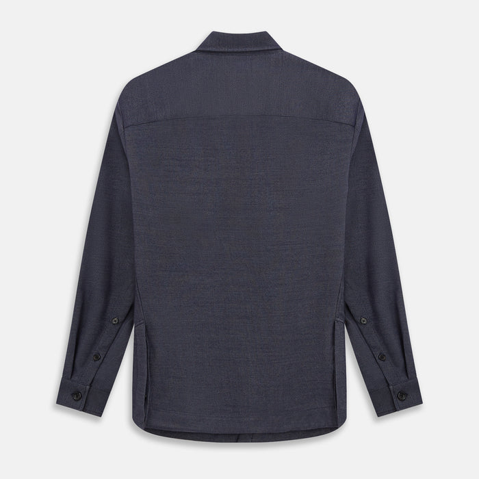 Navy Hampstead Overshirt Image 2