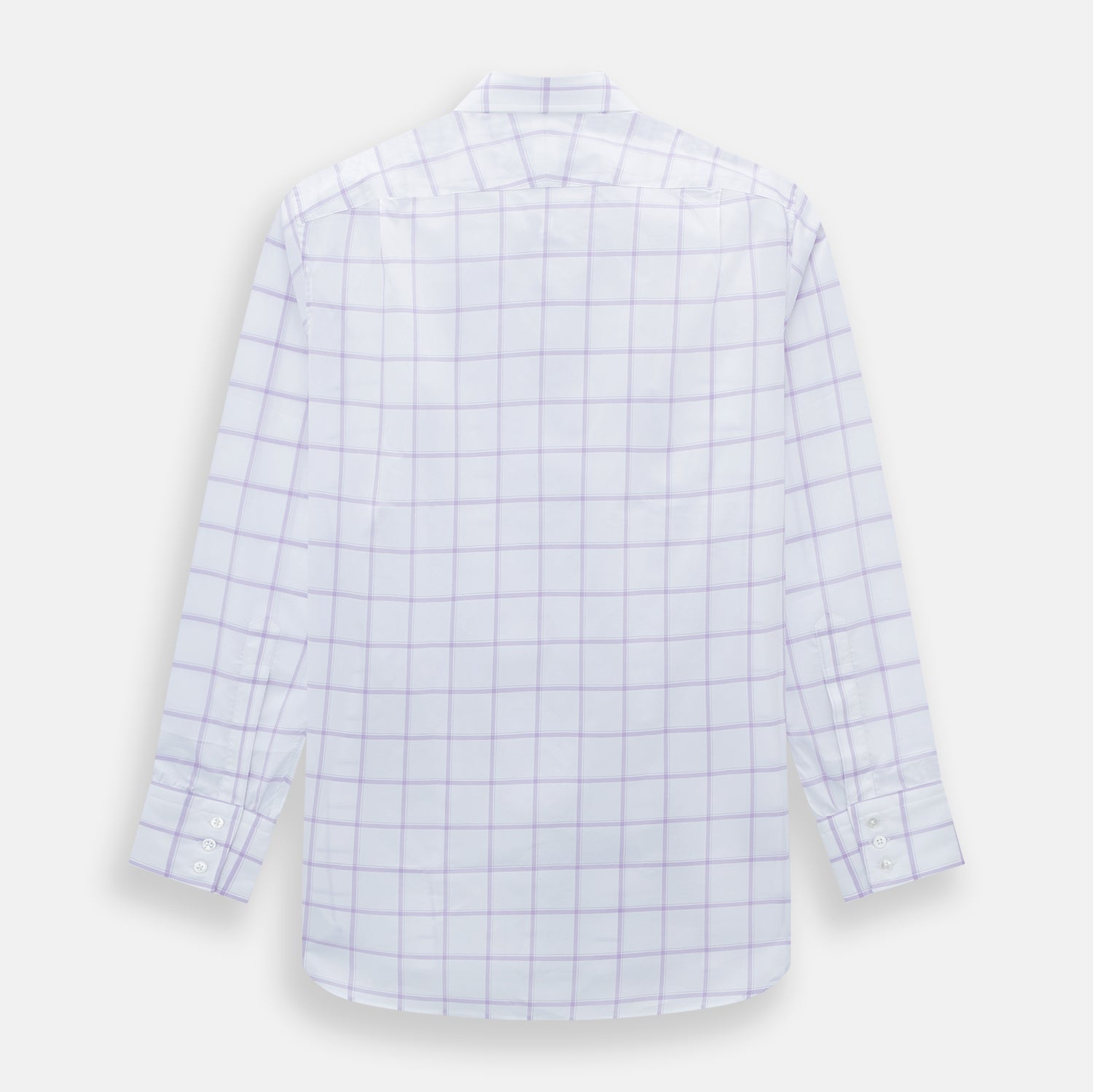 Image 3 of product Lilac Grid Check Mayfair Shirt