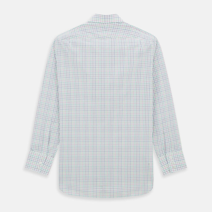 Multicoloured Double Grid Check Mayfair Shirt Image 4