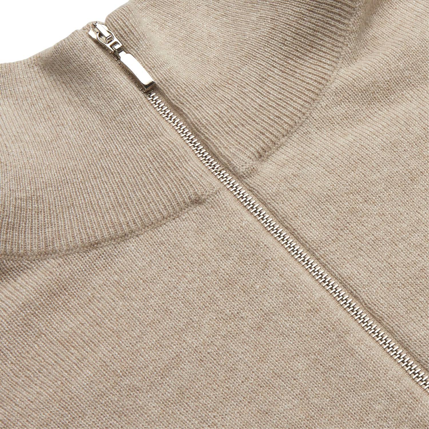 Image 2 of product Beige Lennox Half-Zip Jumper