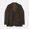 Green Multi Check Cashmere Barrington Blazer