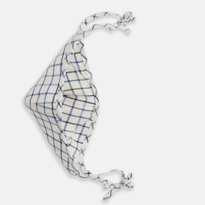 Check Blue Multi Commuter Mask With 3 Viroformula™ Filters Image 2