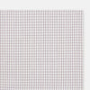 View 2 of product The Turnbull & Asser Hand Rolled Purple Graph Check Handkerchief features a white cloth with evenly spaced thin purple lines forming small squares, neatly laid flat against a white background.