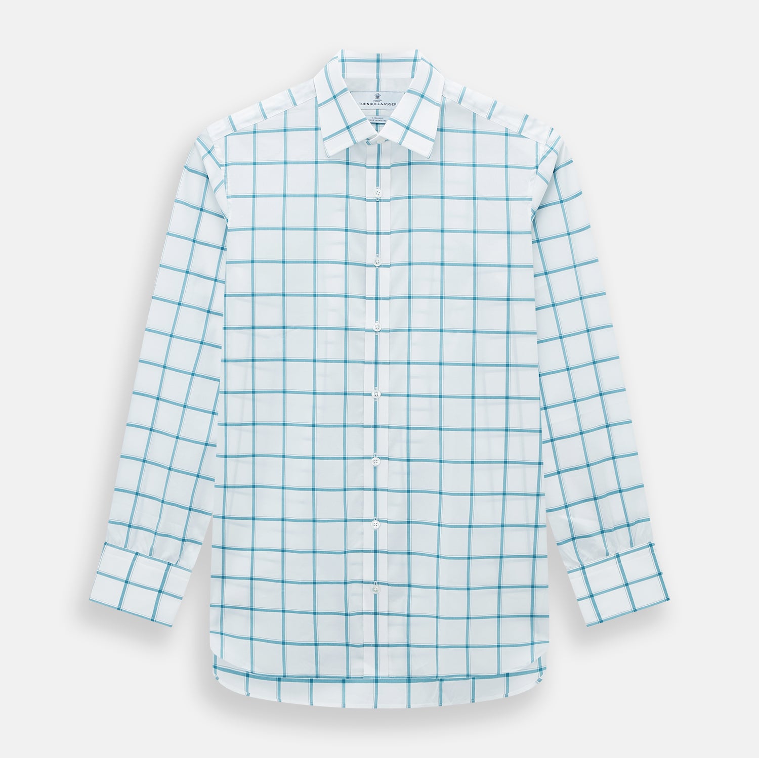 Image 1 of product Turquoise Grid Check Mayfair Shirt