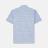 Pale Blue Multi Check Cotton Weekend Fit Williams Shirt