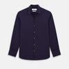 Navy Textured Windsor Shirt