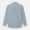 Green and Blue Cotton Multi Check Weekend Fit Finch Shirt