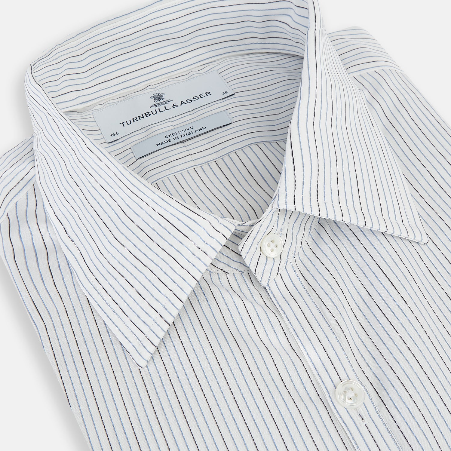 Image 2 of product Grey and Blue Pinstripe Westminster Shirt