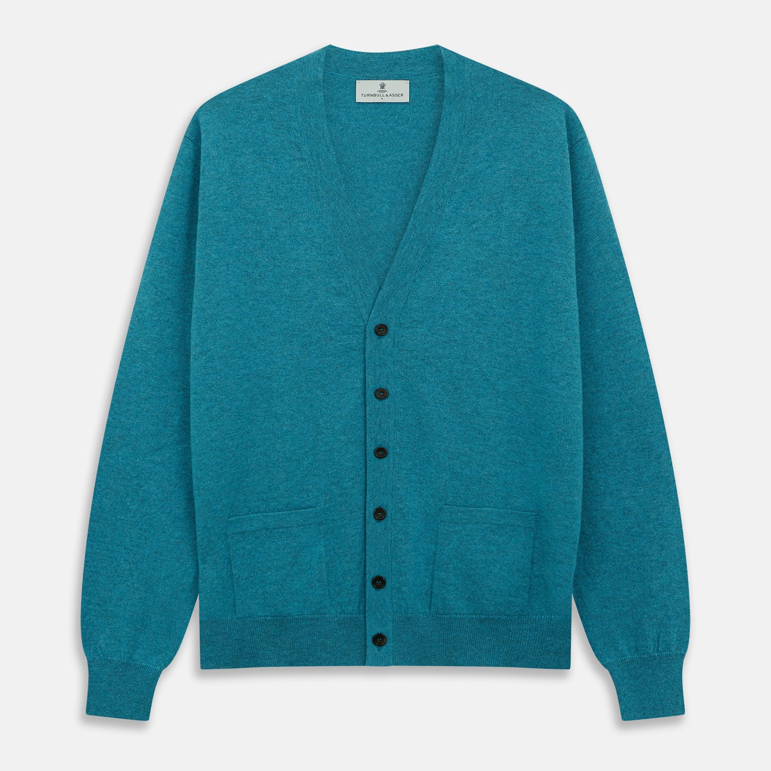 Teal Lachlan Cashmere Cardigan