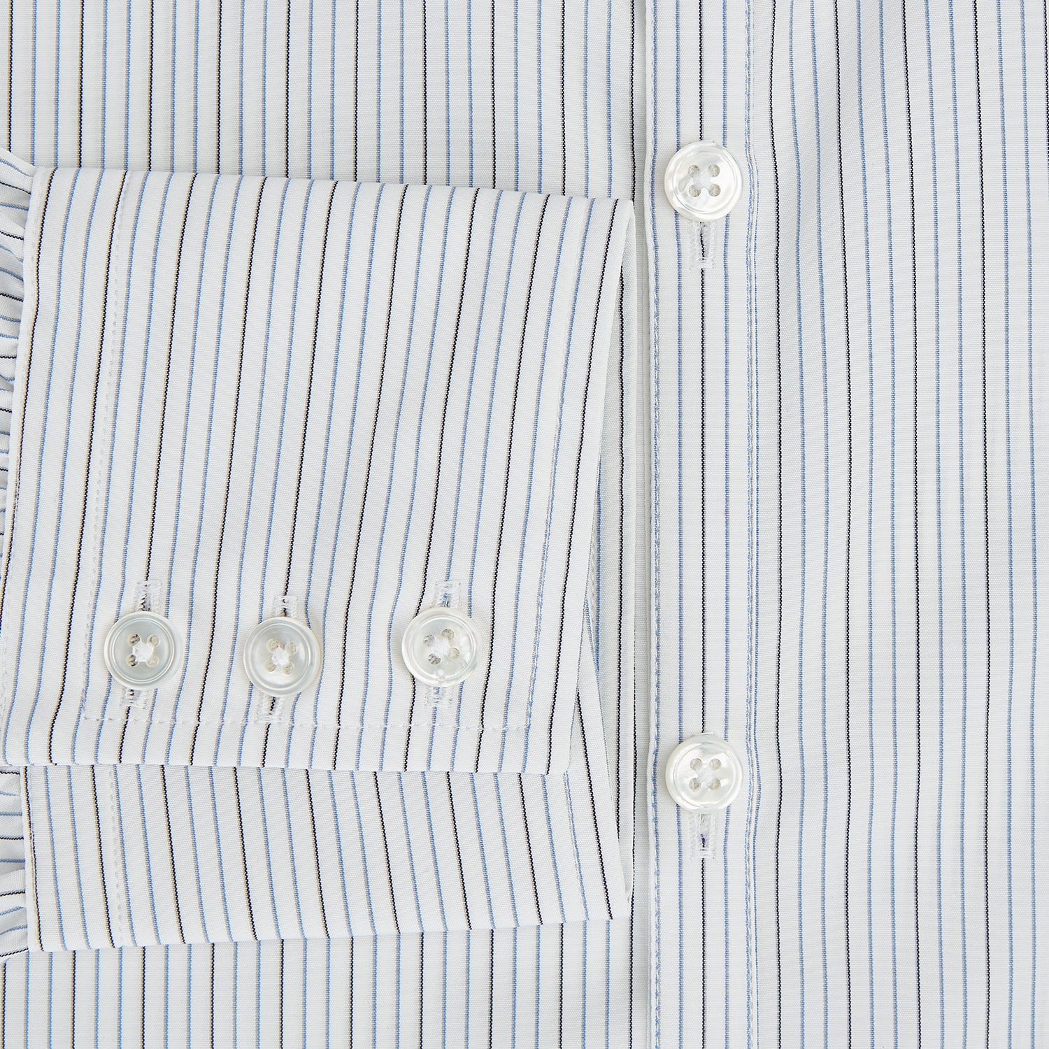 Image 4 of product Grey and Blue Pinstripe Westminster Shirt