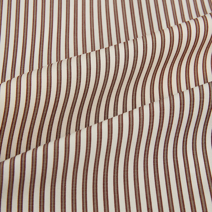 Burgundy Halo Stripe Westminster Shirt Image 7