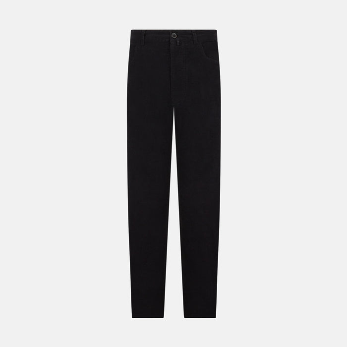 Navy Corduroy Charles Trousers