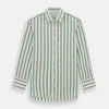 Green Double Track Stripe Mayfair Shirt