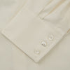 Cream Cotton Weekend Fit Western Shirt with Dorset Collar