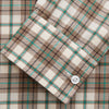 Green and Oatmeal Cotton Weekend Fit Langston Shirt