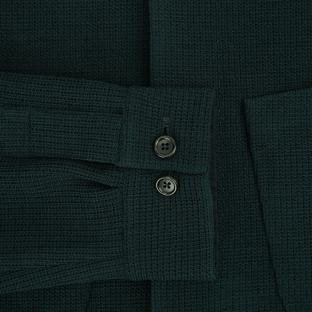 Forest Green Greenwich Knitted Overshirt