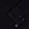 View 5 of product The Navy Kingston Corduroy Caban Jacket by Turnbull & Asser features six front buttons, a notched collar, chest pocket, and buttoned cuffs, showcased against a plain white background.