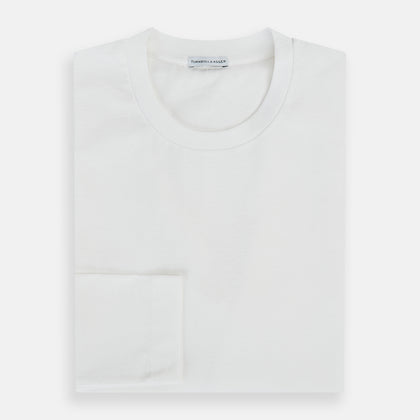 White Long-Sleeve T-shirt Image 4