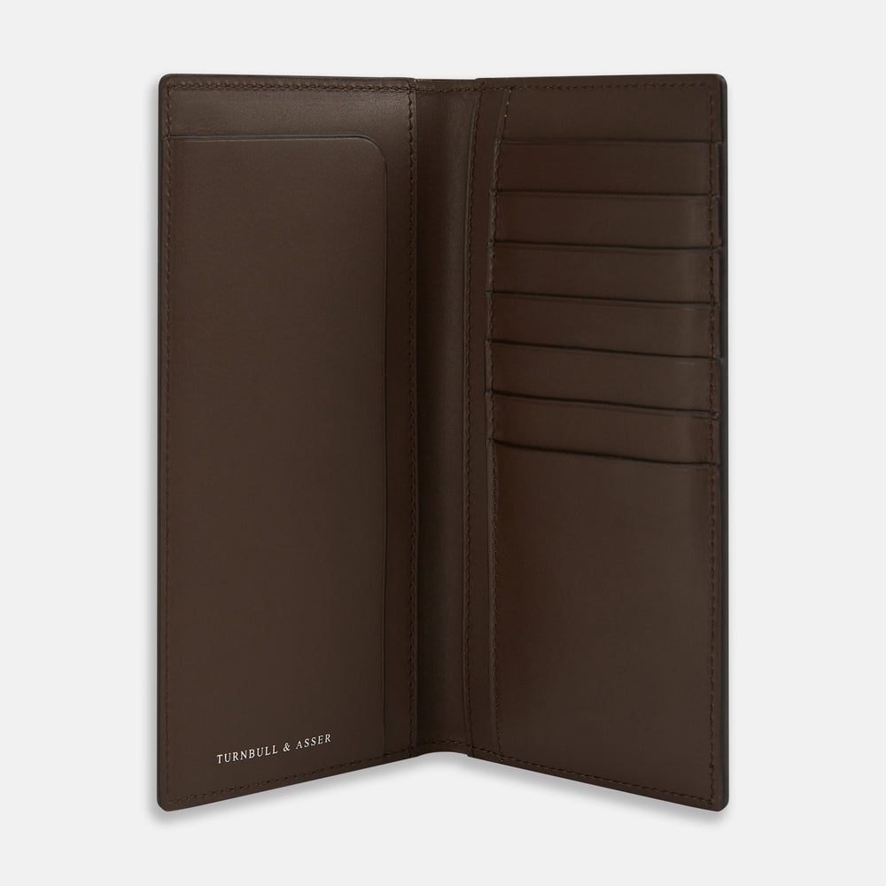 Dark Chocolate B Cut Continental Wallet