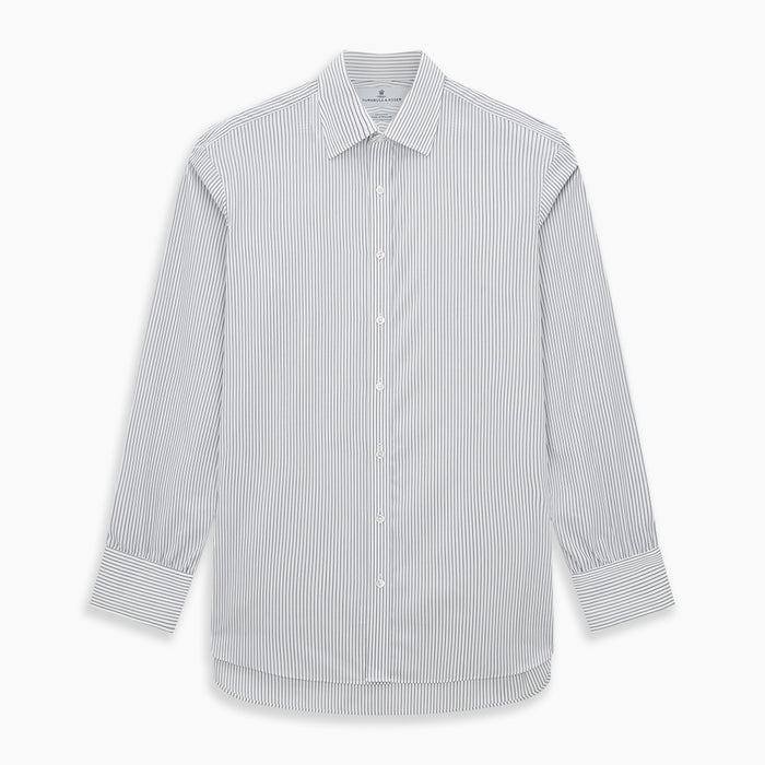Navy Music Stripe Mayfair Shirt Image 6