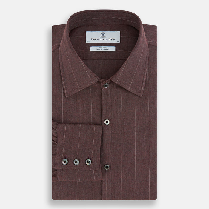 Indies Red Wide Stripe Westminster Shirt Image 4