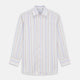 Colourful Garden Multi Stripe Cotton Regular Fit Mayfair Shirt