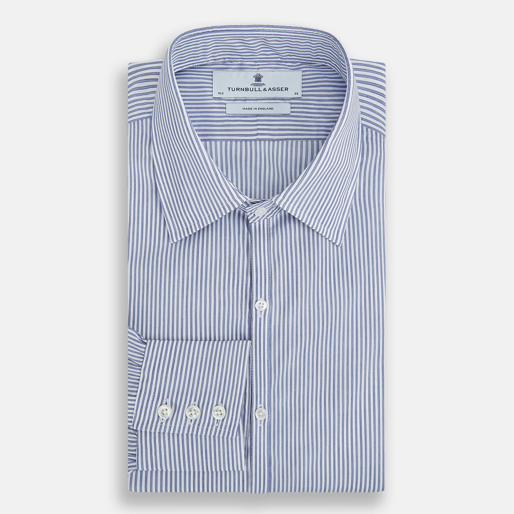 Navy and White Stripe Westminster Shirt