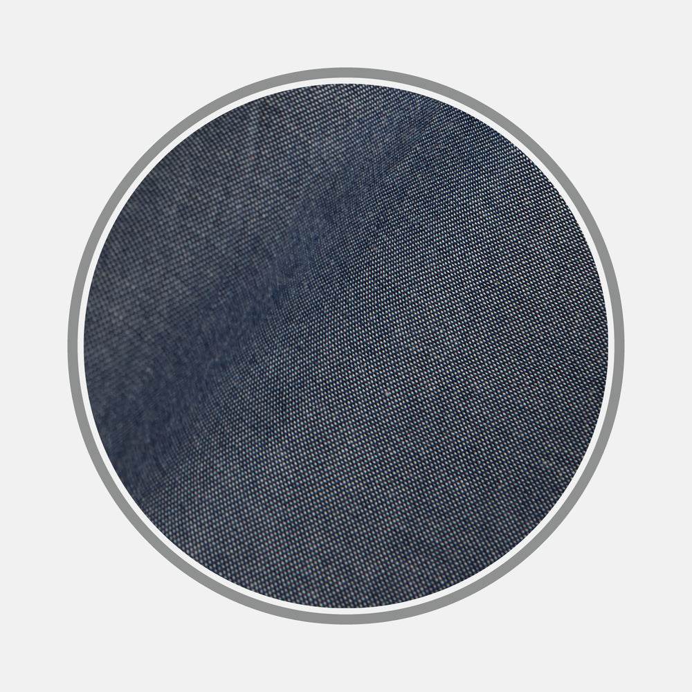 Navy Oxford Cotton Fabric