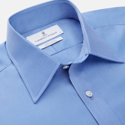 The World Is Not Enough Blue Cotton Istanbul Shirt As Seen on James Bond Image 2