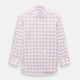 Coral Grid Check Mayfair Shirt