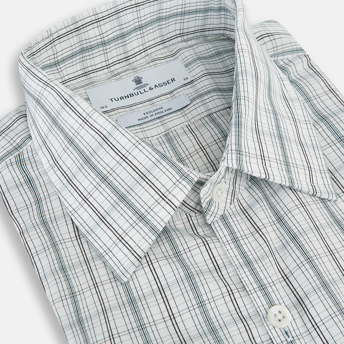 Forest Green Multi Check Westminster Shirt Image 1