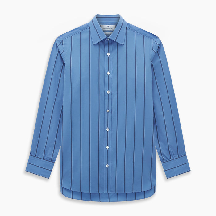 Colony Blue Track Stripe Mayfair Shirt Image 6