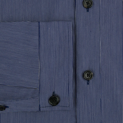 Navy Stripe Highbury Overshirt Image 3