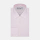 Pink Herringbone Superfine Cotton Shirt with T&A Collar and 3-Button Cuffs