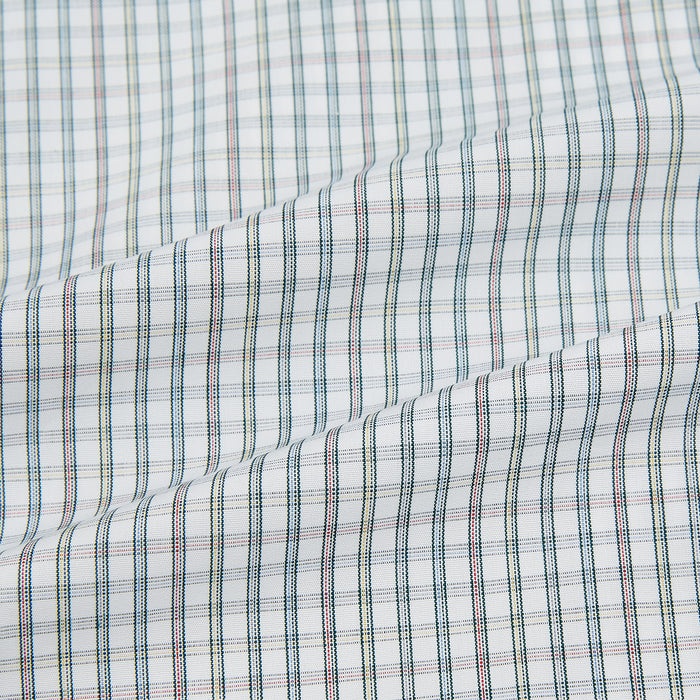Forest Green with Multi-Hued Graph Check Mayfair Shirt Image 5