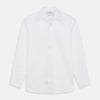 WHITE TAILORED FIT DRESS SHIRT