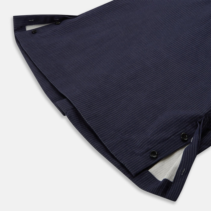 Navy Stripe Hampstead Overshirt Image 4