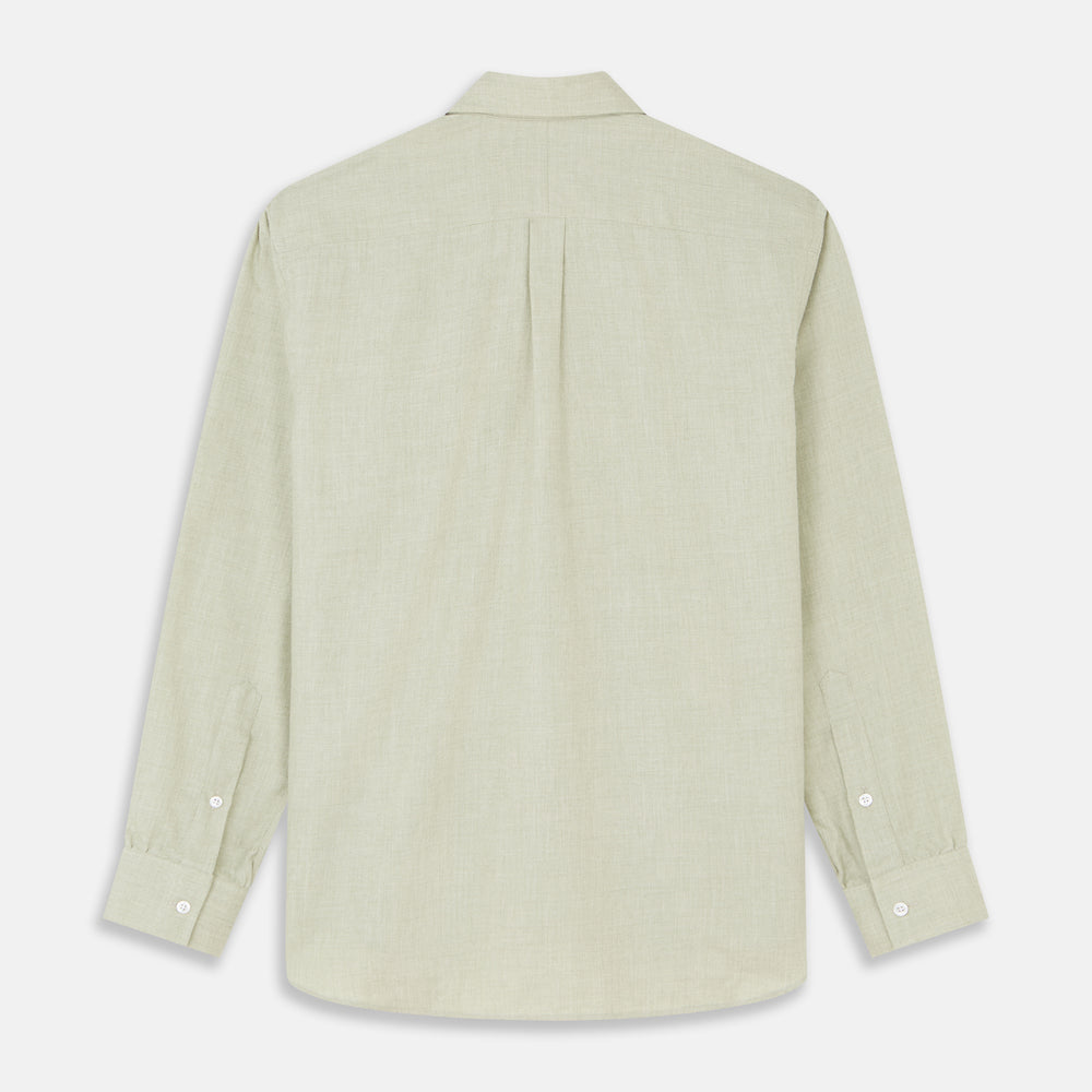 Soft Green Cashmerello Weekend Fit Finch Shirt