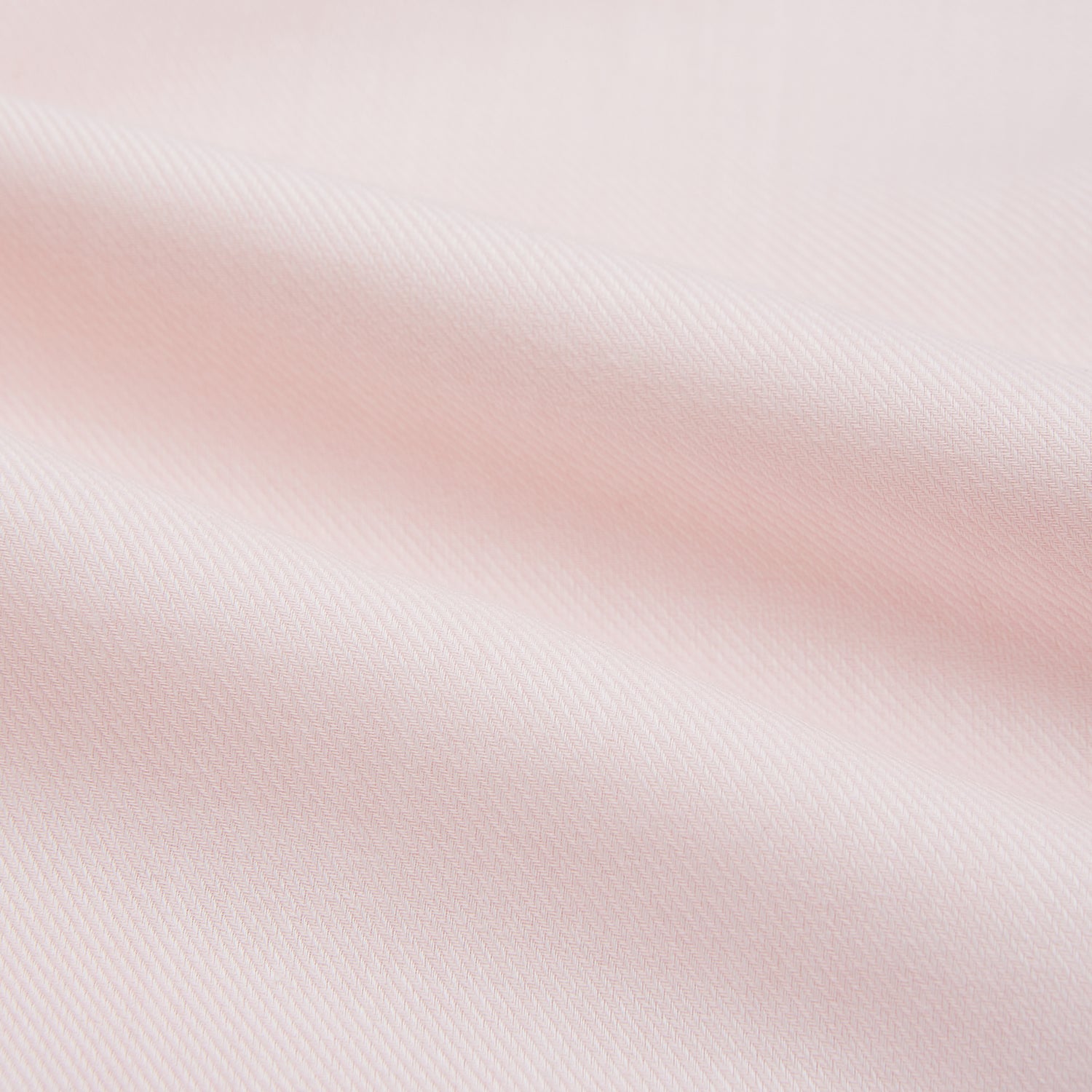 View 6 of product The Pale Pink Cotton Cashmere Mayfair Shirt by Turnbull & Asser features a classic collar, button-down front, and buttoned cuffs, crafted from a luxurious cotton-cashmere blend and displayed flat on a white background.