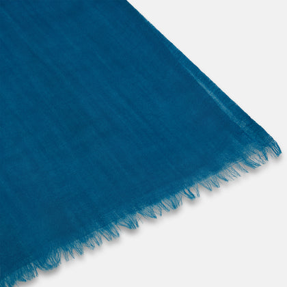 Steel Blue Cashmere Scarf