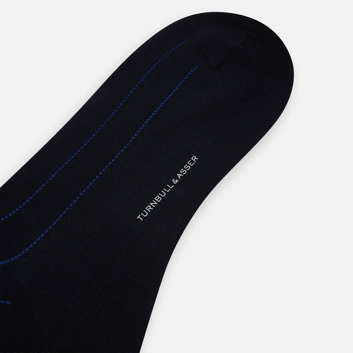 Azzurro Dash Striped Mid-Length Socks Image 2